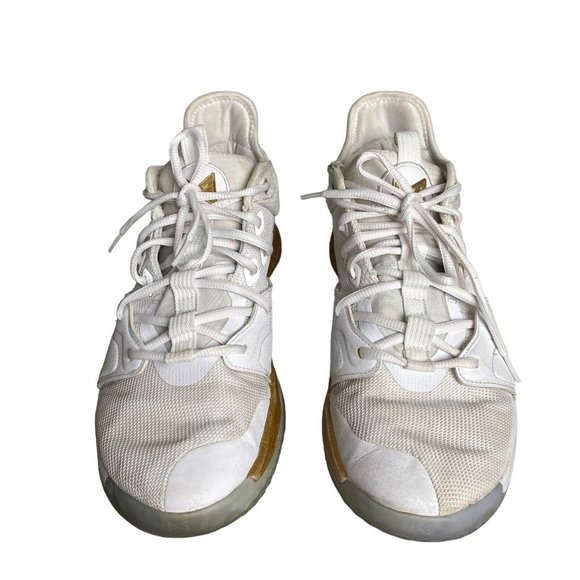 Nike PG 3 Paul George x NASA Apollo Missions 2019 White Gold - Size 11 - Picture 2 of 15